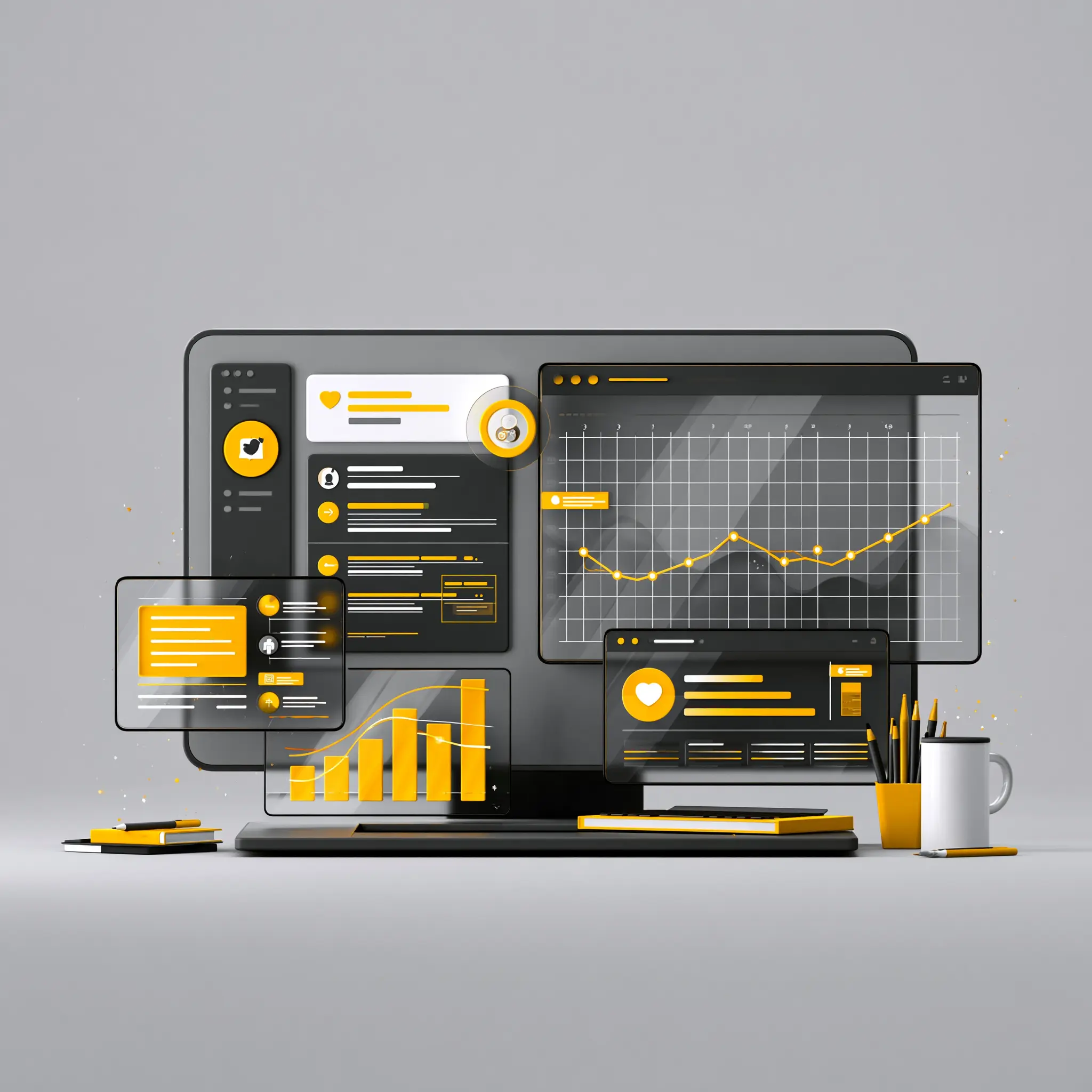 Data-driven SEO and web development analytics dashboard