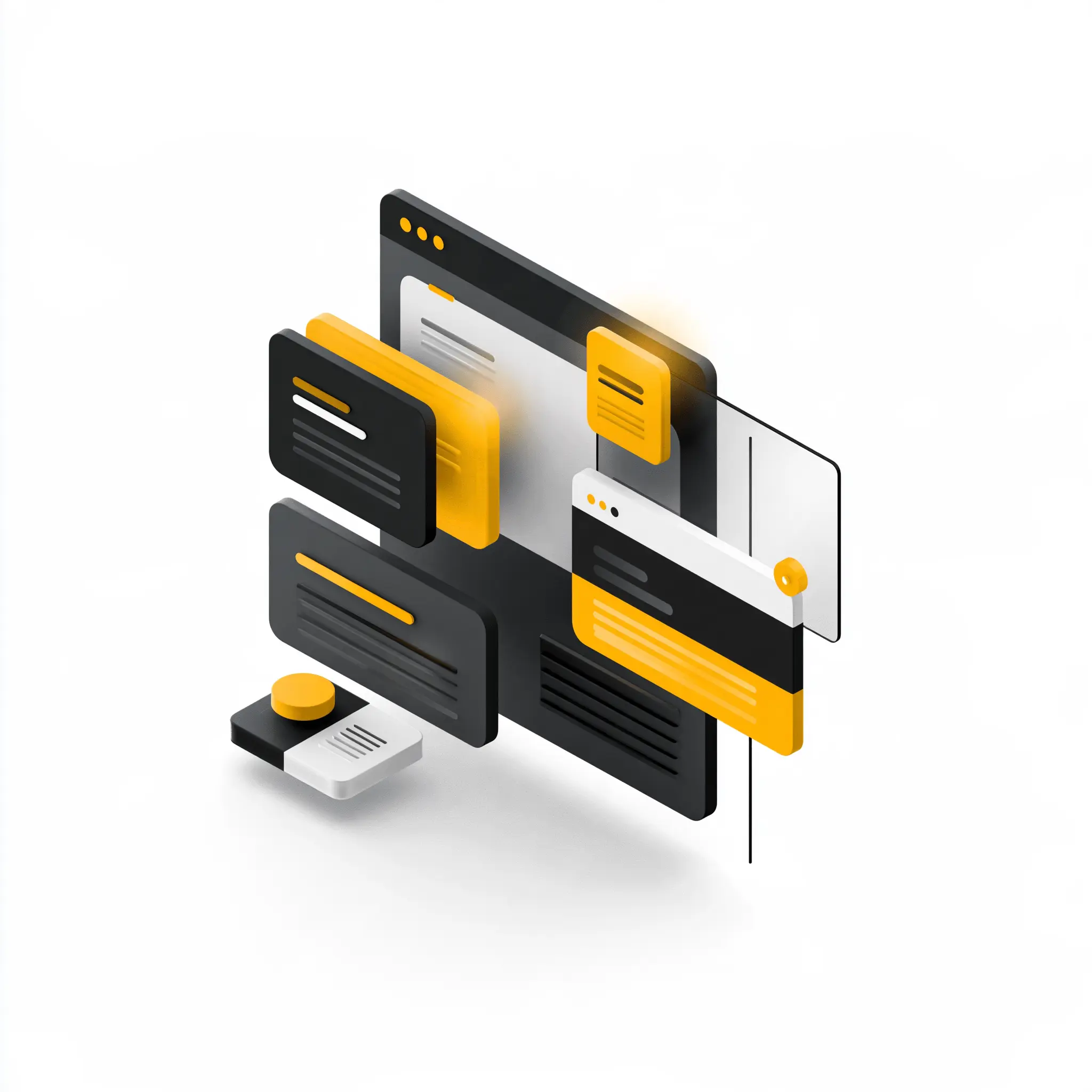 Customer portal features including documents, order tracking and support requests