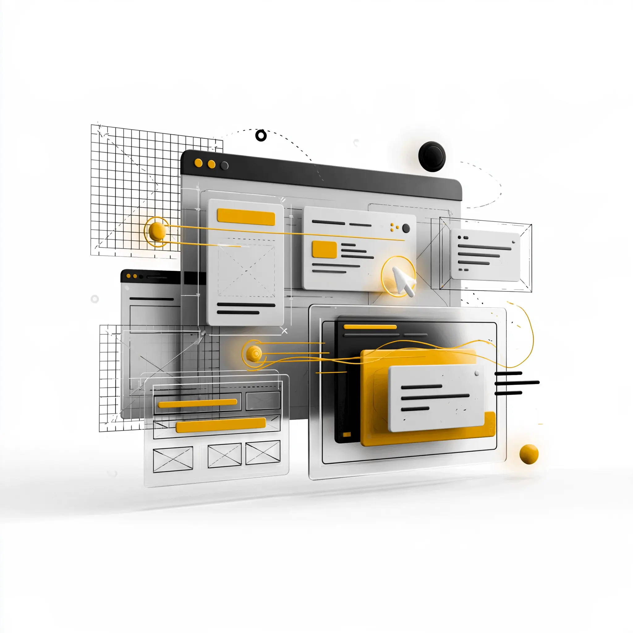 تصميم موقع شركة متجاوب بخطوات واضحة للتواصل والشراء