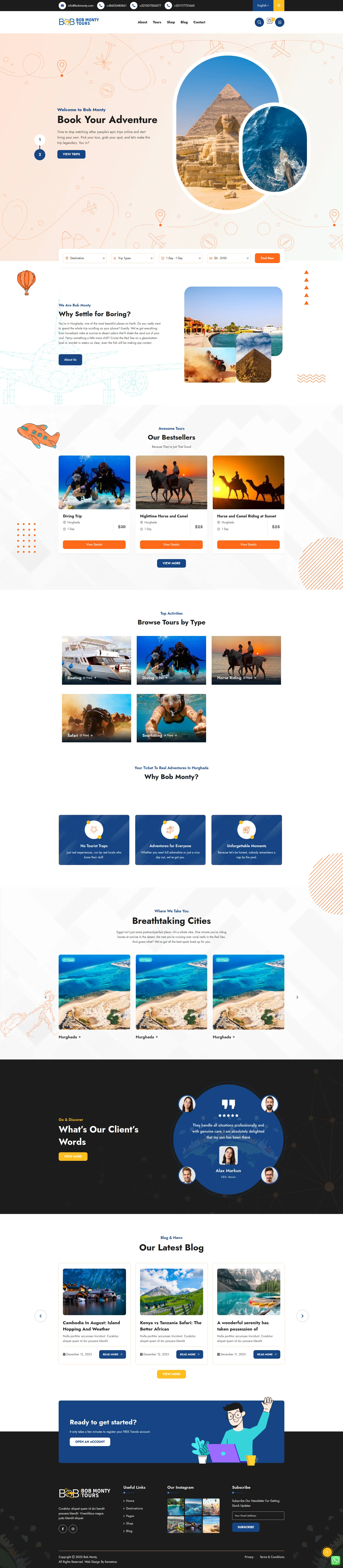 Bob Monty - Full Website Design