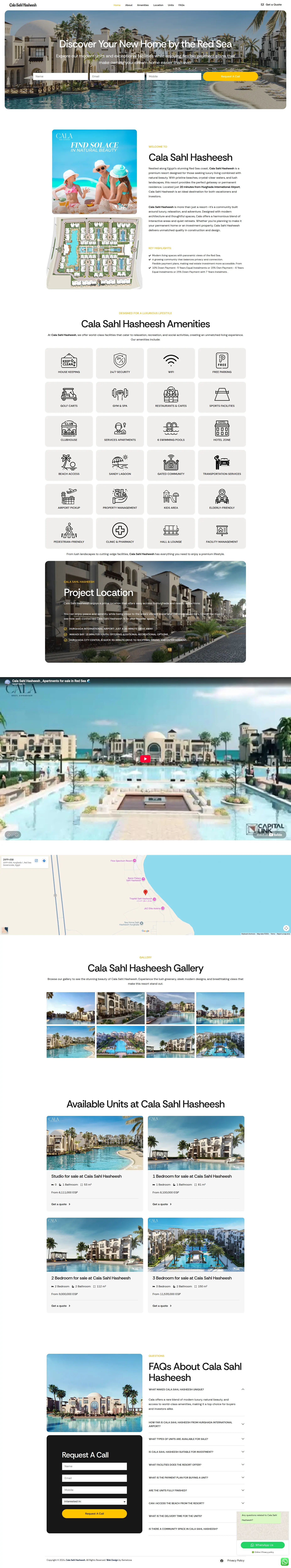 Cala Sahl Hasheesh - Full Website Design