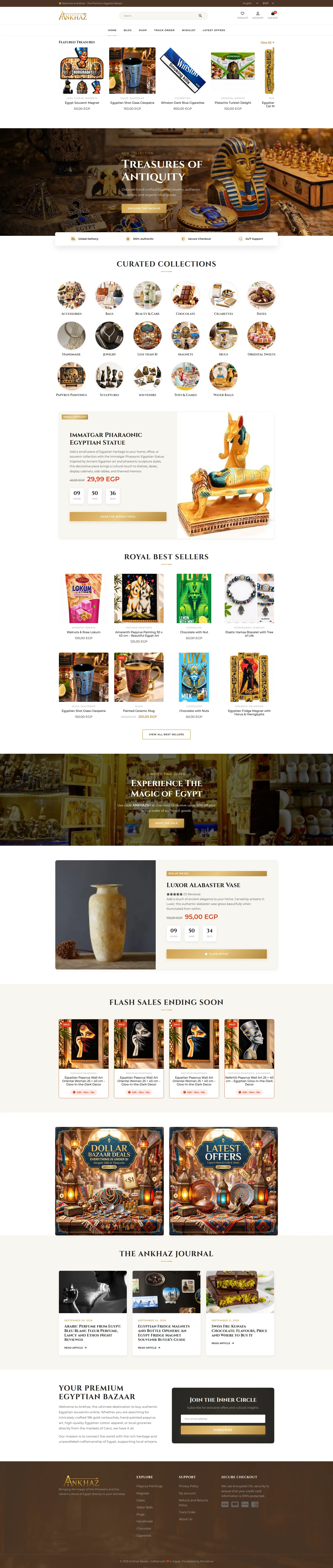 Ankhaz - Full Website Design